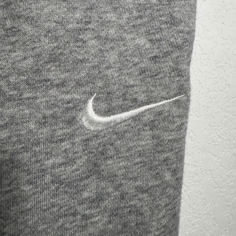 Nike Jogger Sweatpants | Gray Fleece Athletic Pants | Men Medium - Picture 6 of 10
